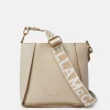 Logo Studded Grainy Alter Mat Shoulder Bag