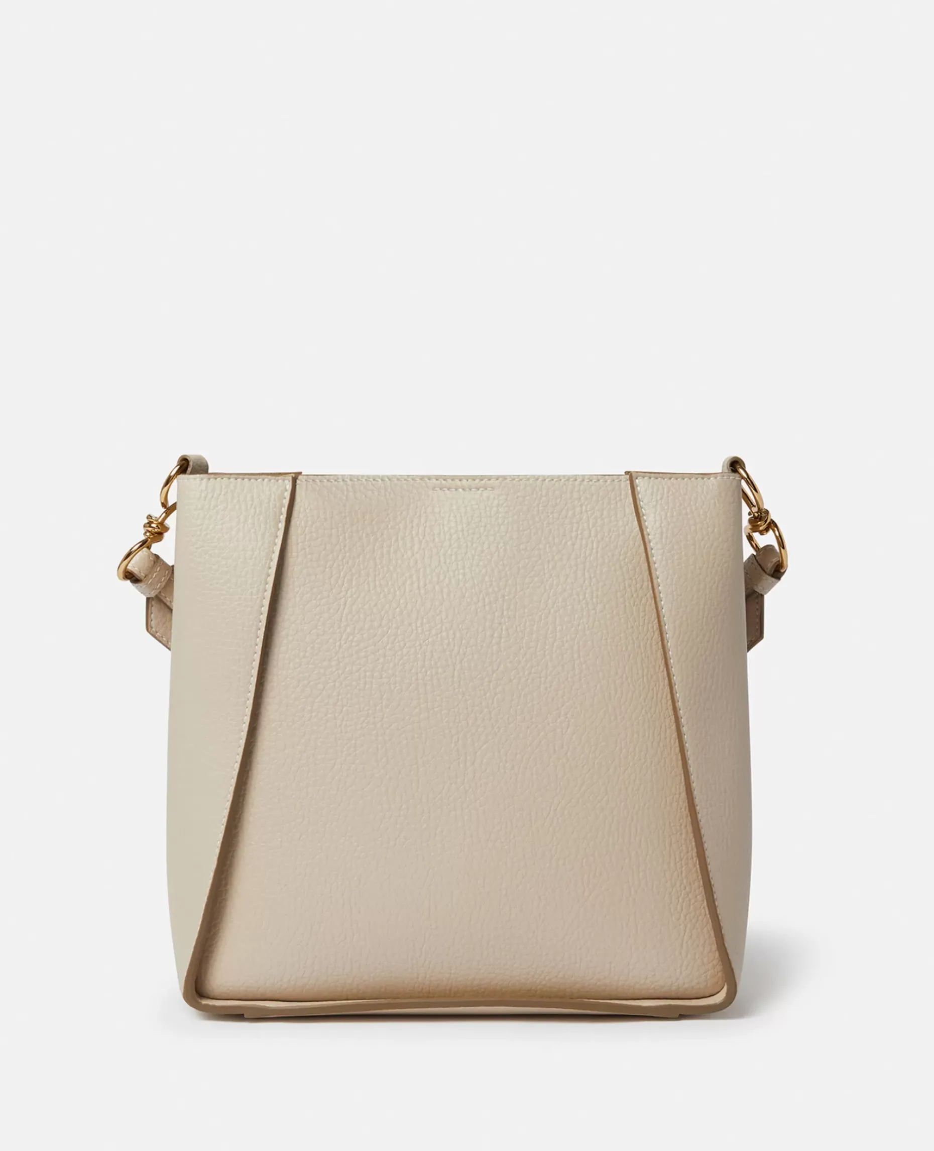 Logo Studded Grainy Alter Mat Shoulder Bag