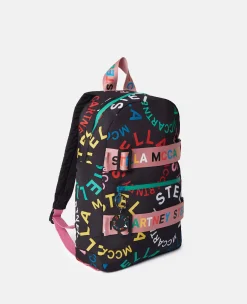 Logo Tape Patchwork Backpack