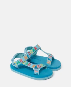 Logo Tape Sandals