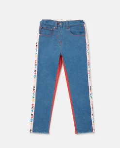 Logo Tape Skinny Jeans