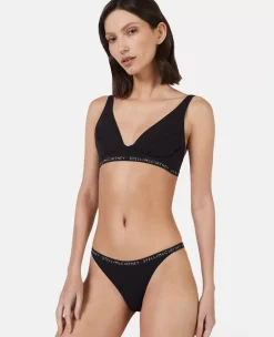 Logo Tape Underwired Triangle Bra
