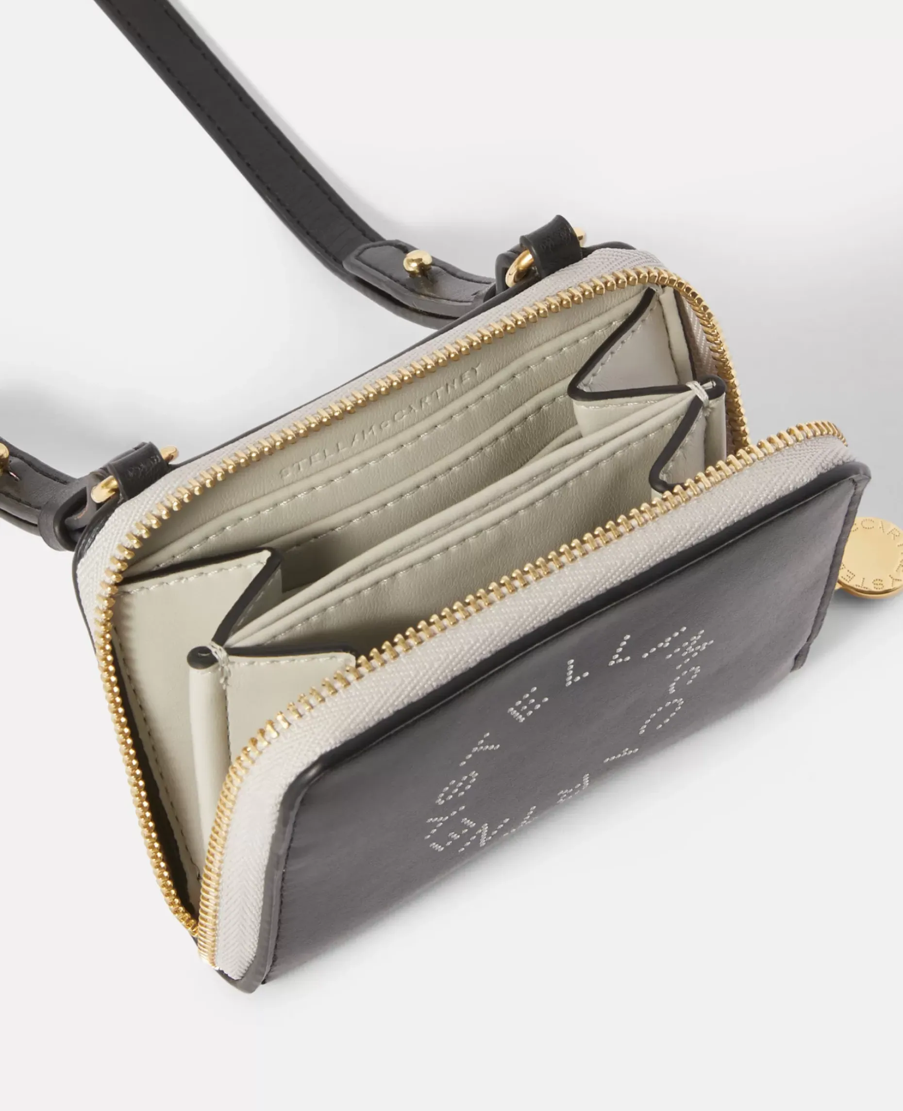 Logo Zip Strap Cardholder