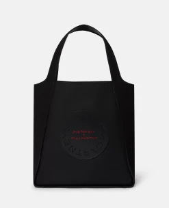 Lonesome Puppy Print Cotton Canvas Tote Bag