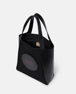 Lonesome Puppy Print Cotton Canvas Tote Bag