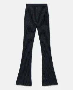 Lurex Rib Knit Trousers
