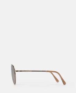 Metal Aviator Sunglasses