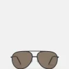 Metal Aviator Sunglasses