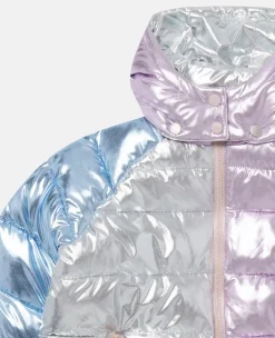 Metallic Puffer Coat