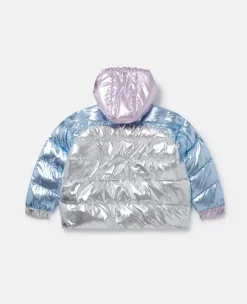 Metallic Puffer Coat