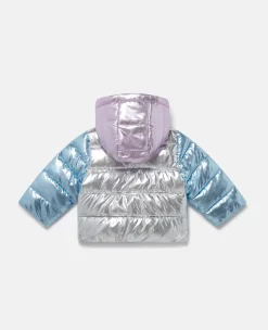 Metallic Puffer Coat