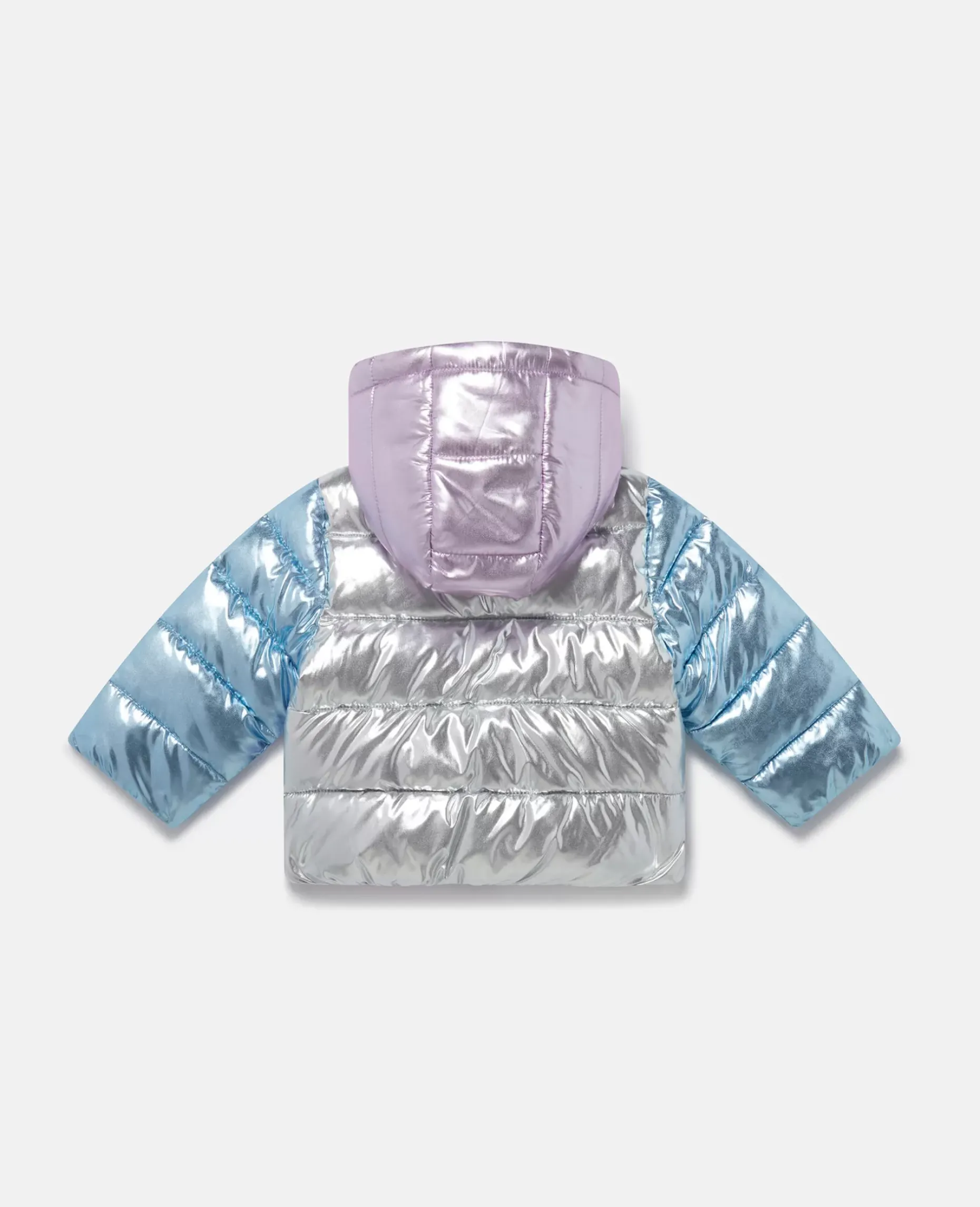 Metallic Puffer Coat