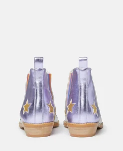 Metallic Stella Star Ankle Boots