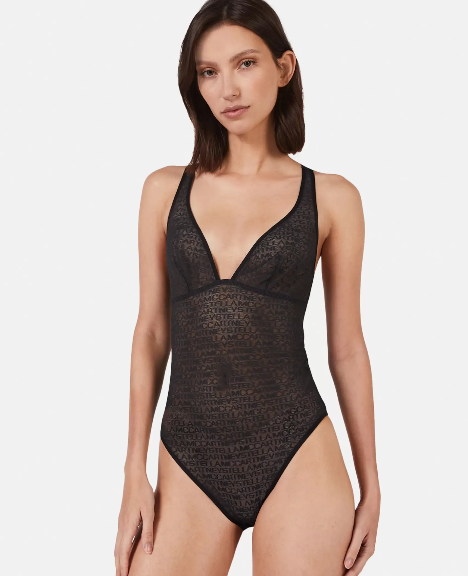 Monogram Mesh Bodysuit