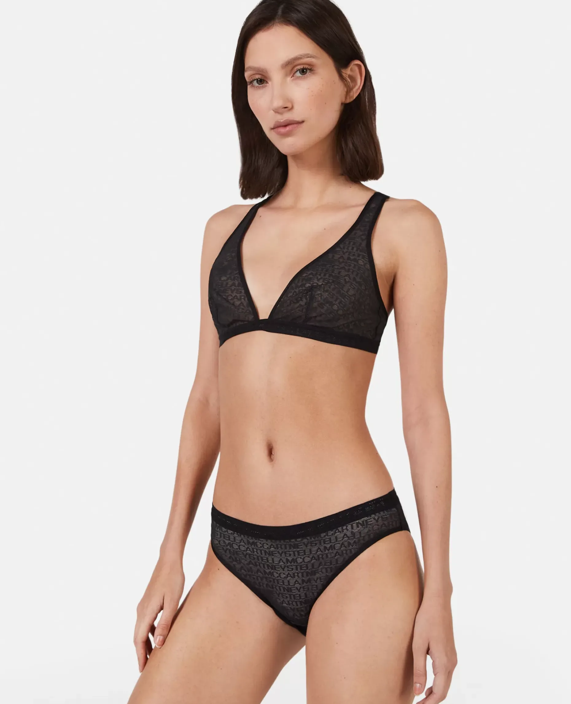 Monogram Mesh Soft Cup Bra