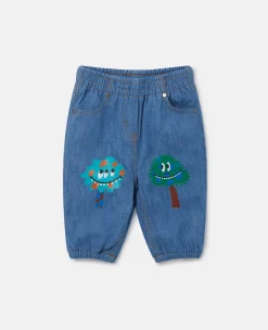 Monster Knee Patch Baby Jeans