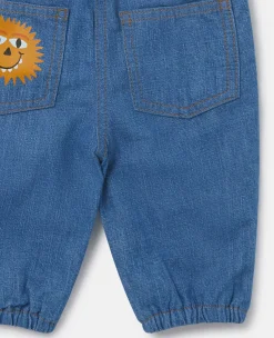 Monster Knee Patch Baby Jeans