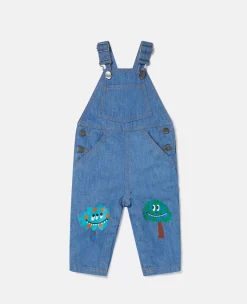 Monster Knee Patch Dungarees