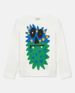 Monster Motif Long Sleeve T-Shirt