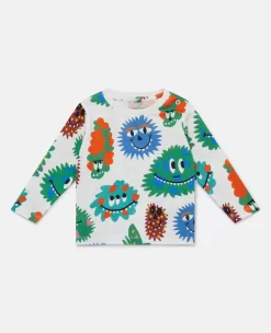 Monster Print Long Sleeve T-Shirt