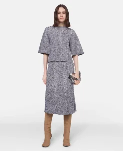Mouline Rib Knit Skirt