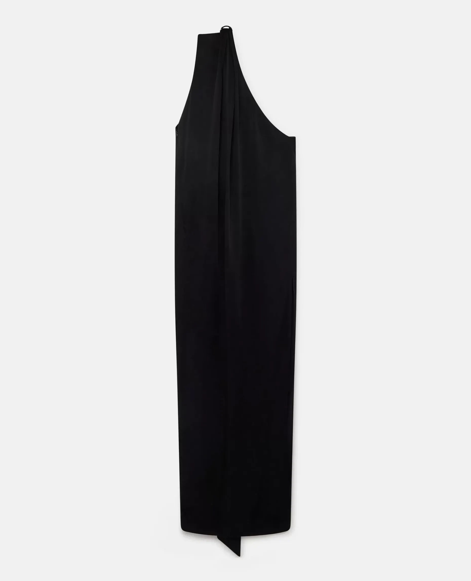 One-Shoulder Scarf Maxi Dress