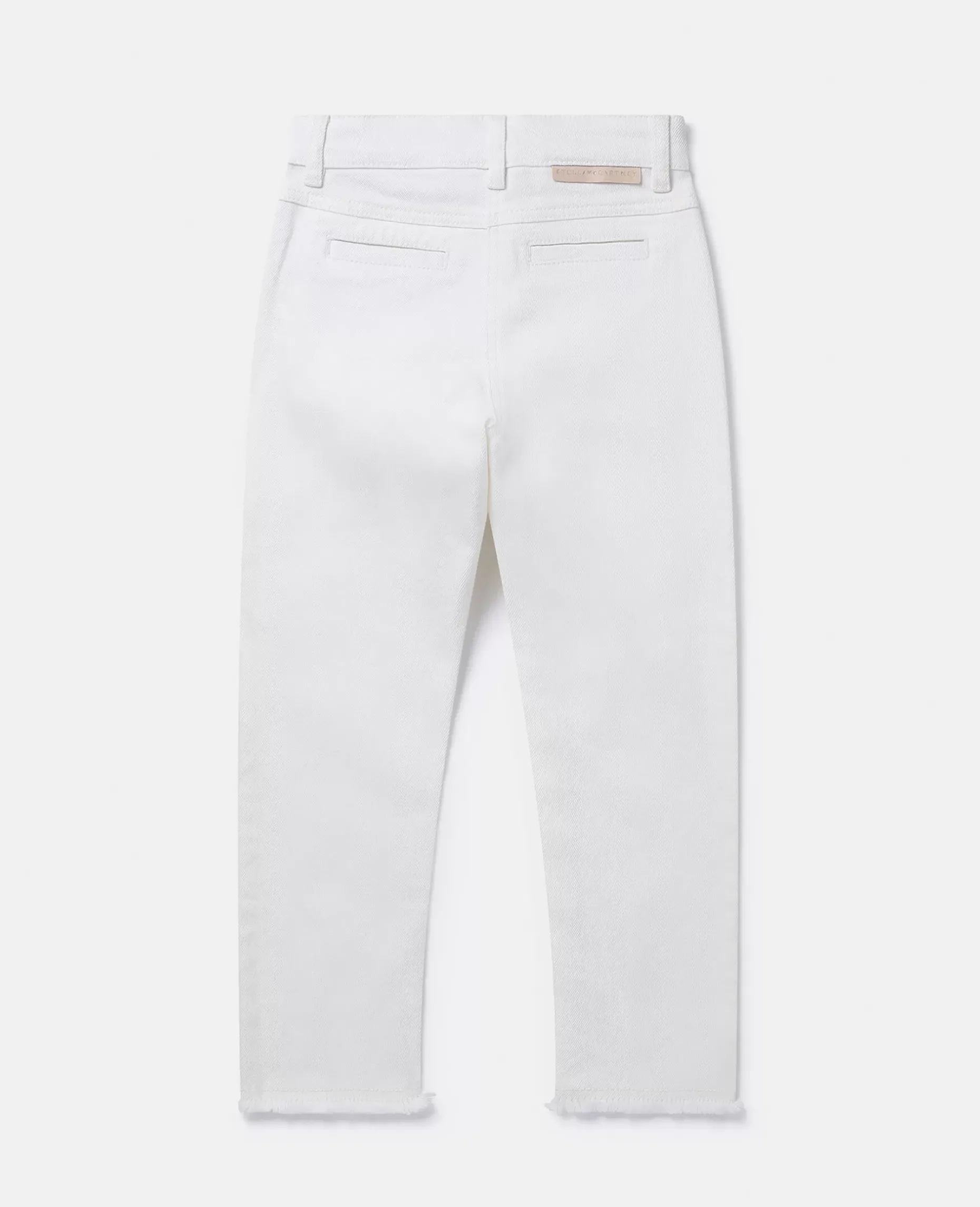 Patch Pocket Straight Leg Jeans