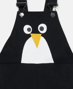 Penguin Motif Dungarees