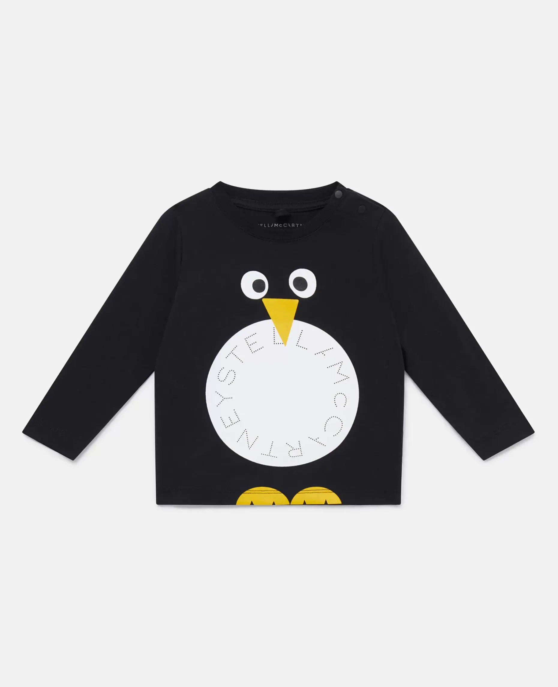 Penguin Motif Long Sleeve T-Shirt