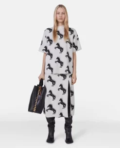Pixel Horse Jacquard T-Shirt