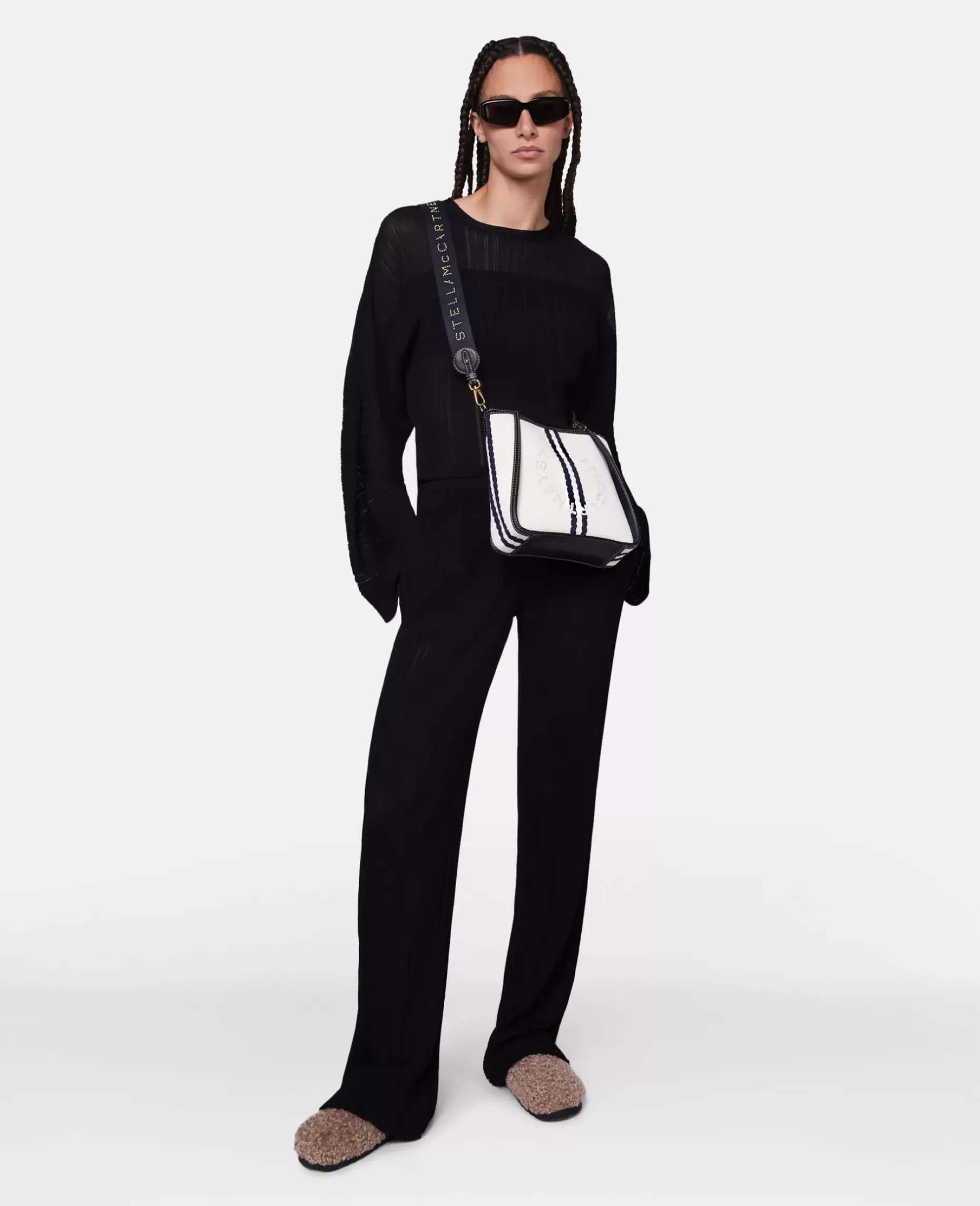 Plisse Pleat Knit Trousers