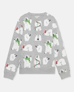 Polar Bear Print Sweatshirt