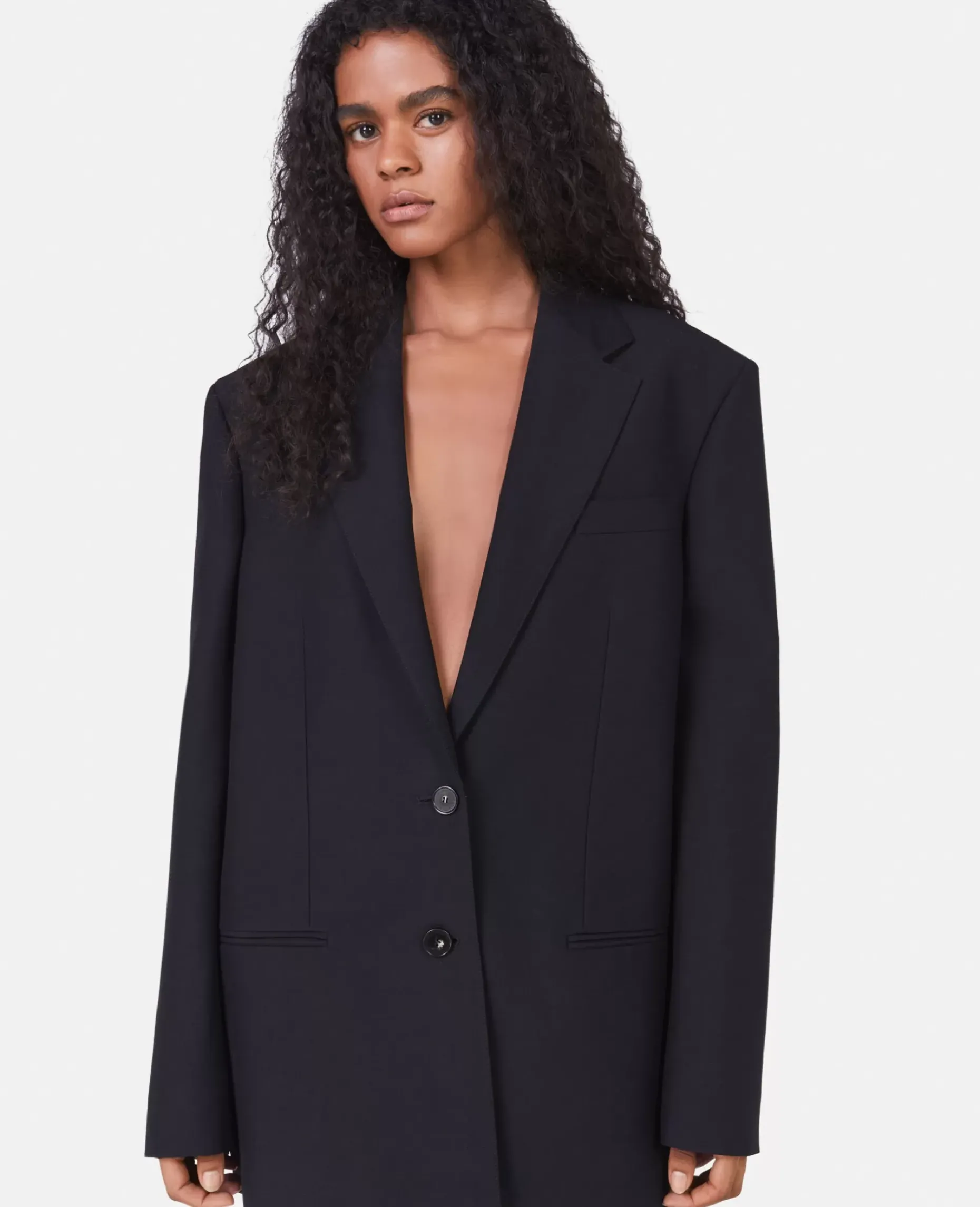 Prince Of Wales Check Oversized Blazer