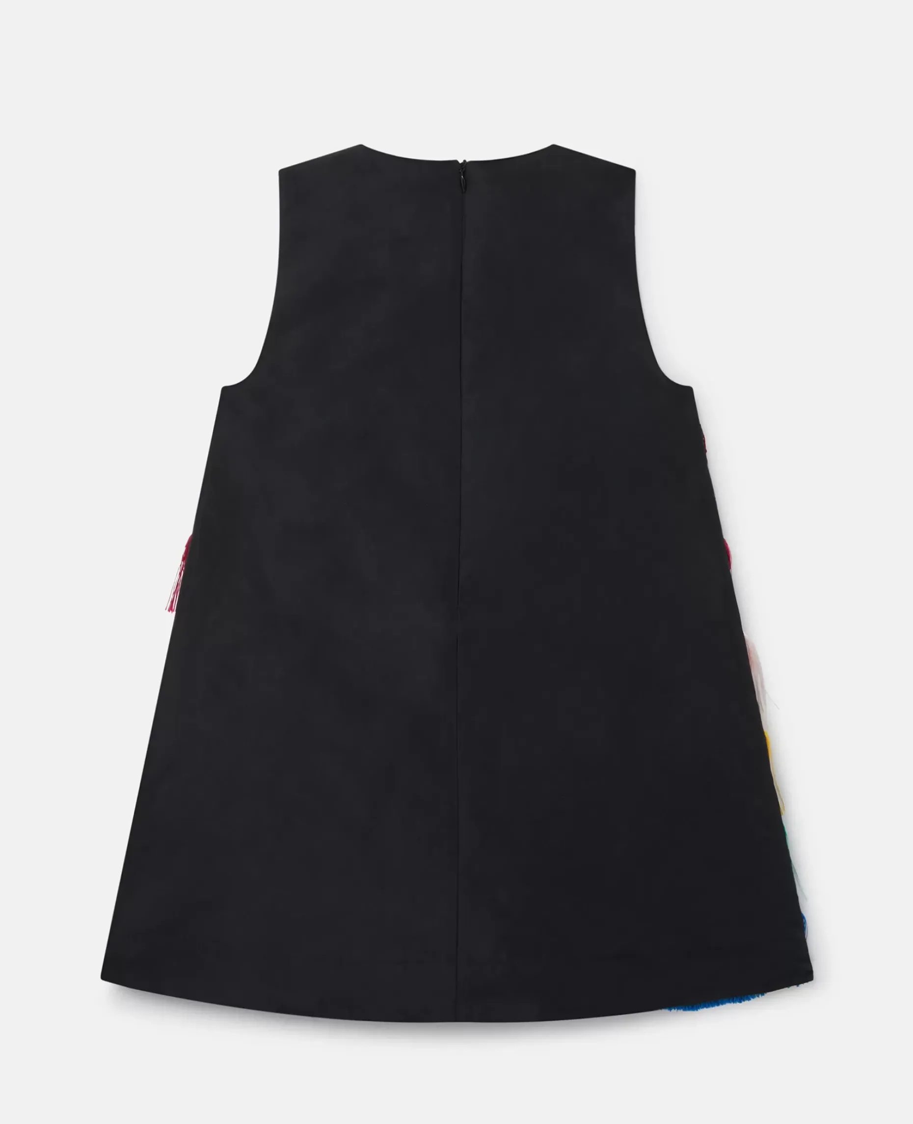 Rainbow Fringed Sleeveless Dress