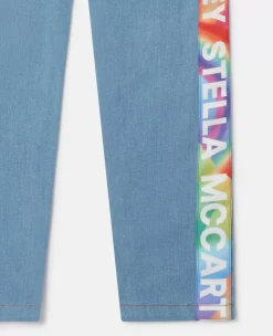 Rainbow Logo Tape Straight Leg Jeans