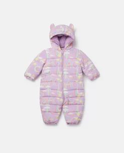 Rainbow Magic Print Hooded Pramsuit