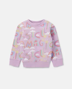 Rainbow Magic Print Sweatshirt