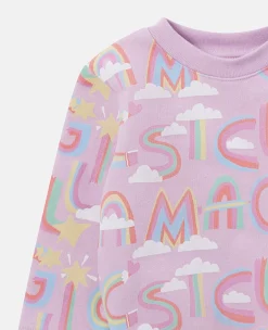 Rainbow Magic Print Sweatshirt