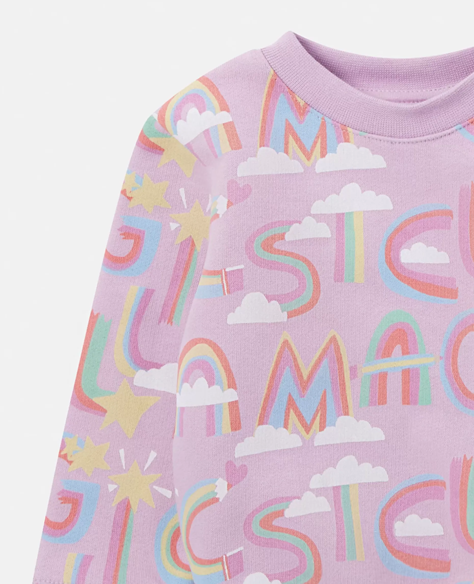 Rainbow Magic Print Sweatshirt