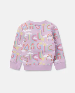Rainbow Magic Print Sweatshirt