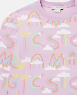 Rainbow Magic Print Sweatshirt