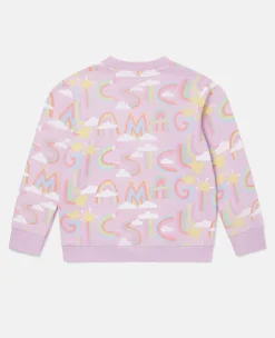 Rainbow Magic Print Sweatshirt