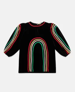 Rainbow Ribbon Silk Dress