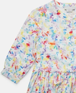 Rainbow Star Outline Skater Dress