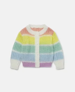 Rainbow Stripe Cardigan