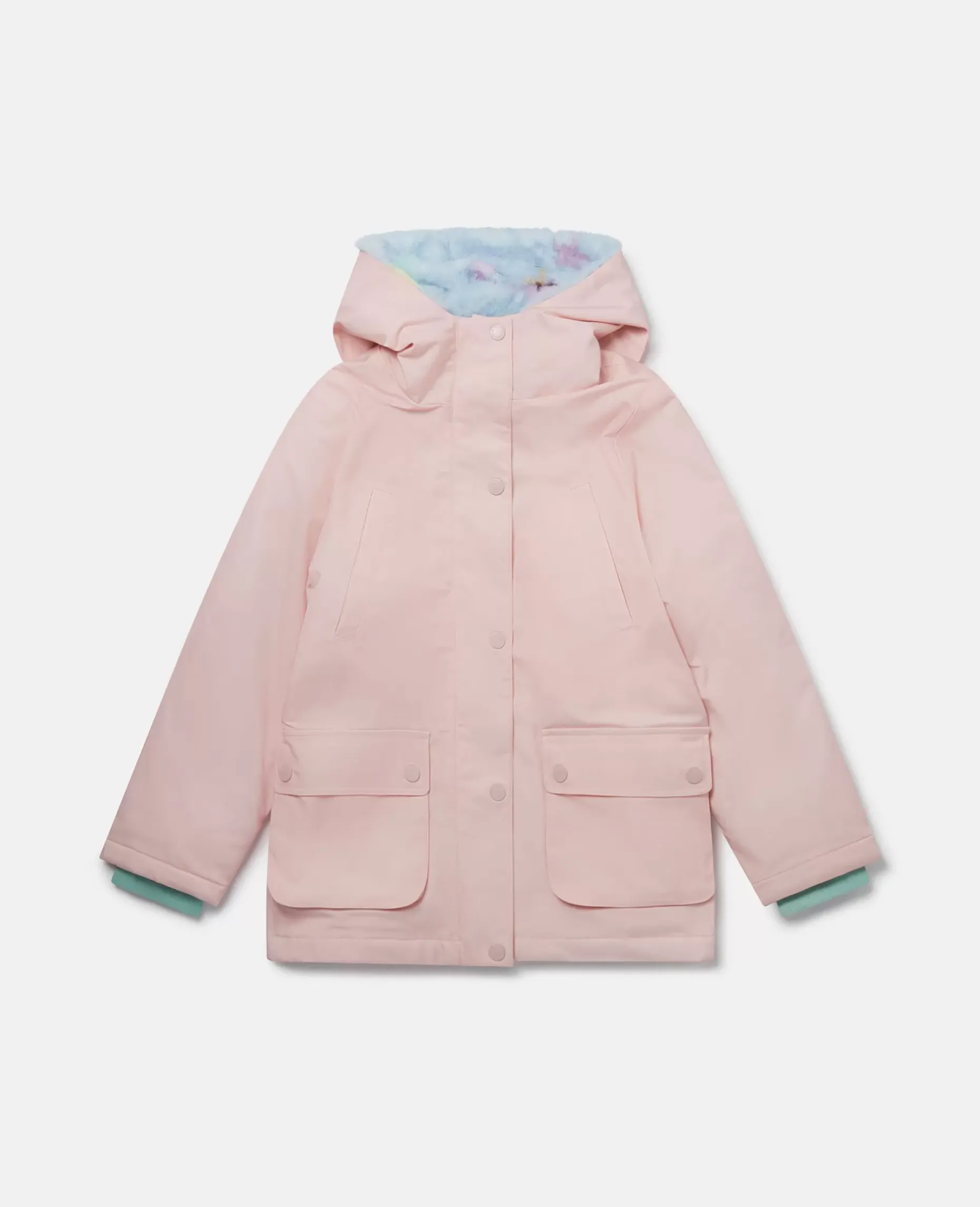 Rainbow Unicorn Cloud Hooded Raincoat