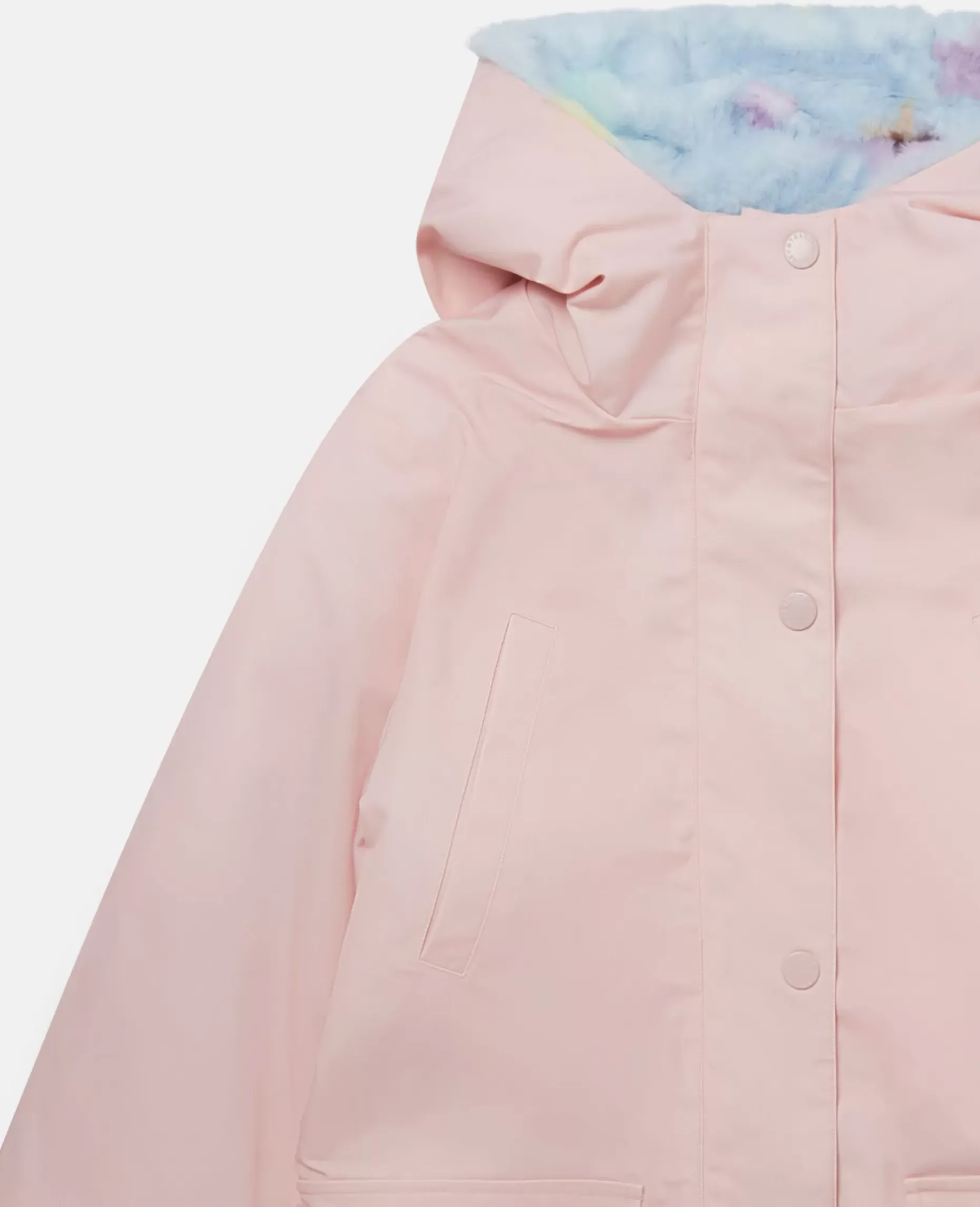 Rainbow Unicorn Cloud Hooded Raincoat