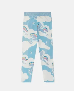 Rainbow Unicorn Cloud Leggings