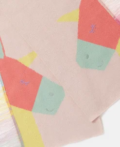 Rainbow Unicorn Fringed Scarf