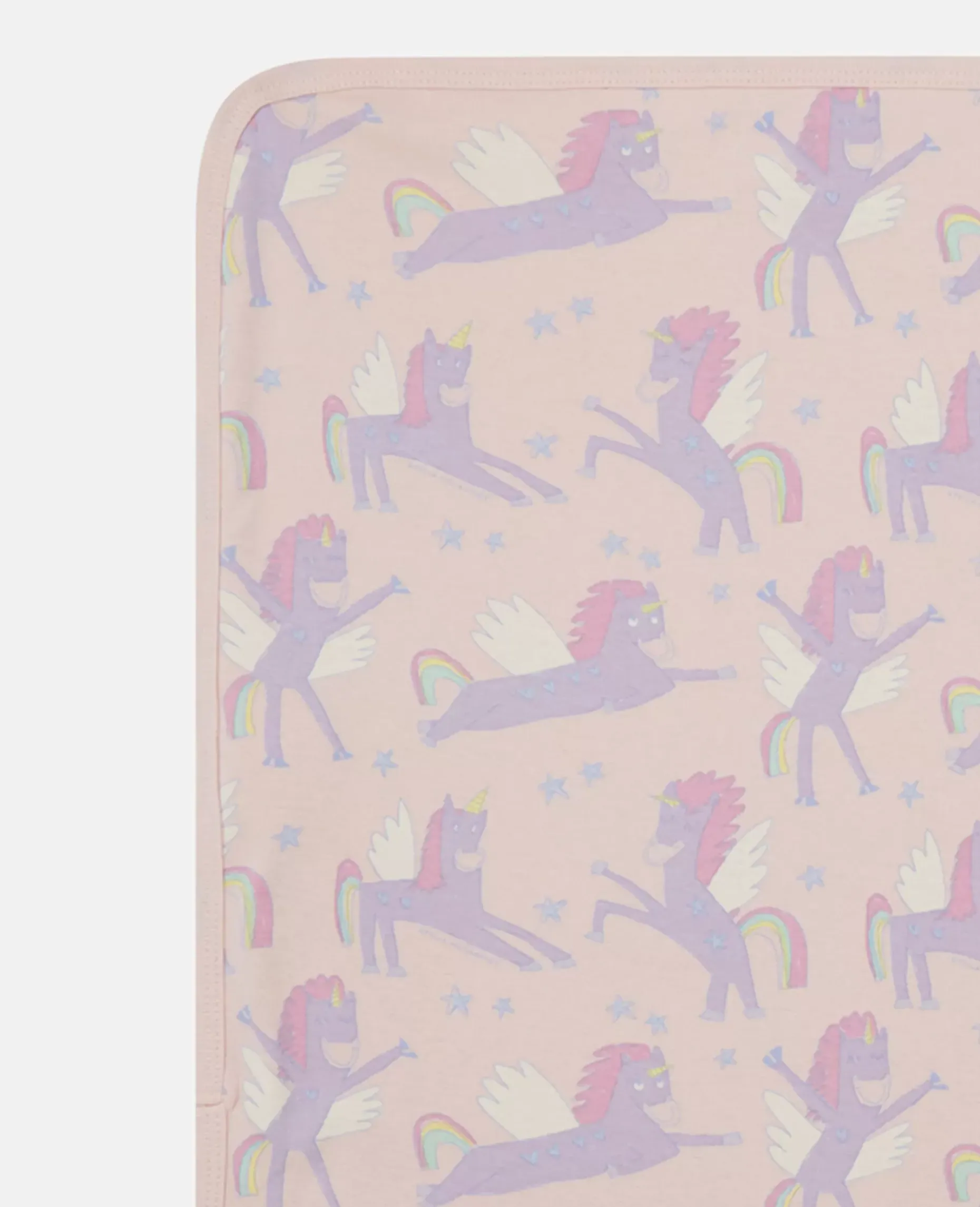Rainbow Unicorn Print Reversible Blanket